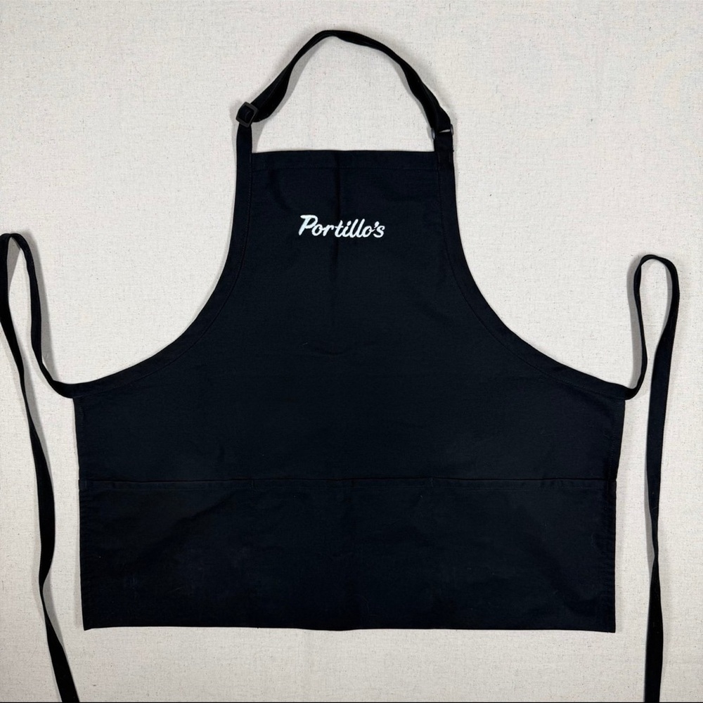 Portillo’s Black Apron Employee Staff Uniform